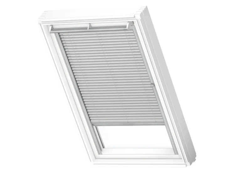 Velux Jalousie Manuell PAL Y45 7057S 75 cm x 124 cm Silber Gebürstet* Jalousien