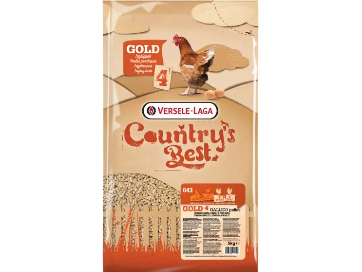 Versele-Laga Country's Best Gold 4 Gallico Pellet 5 kg* Terraristik