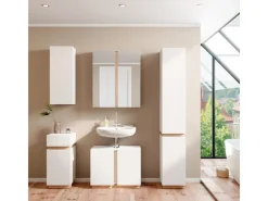 Vicco Badschrank Gloria /Sonoma 33 x 198 cm mit 2 Türen