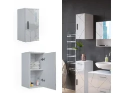 Vicco Badschrank Irma Hochglanz 30 x 59 cm* Regal Weiß