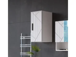 Vicco Badschrank Irma Hochglanz 30 x 59 cm* Regal Weiß