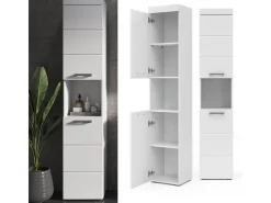 Vicco Badschrank Luna 37 x 190 cm* Regal Weiß