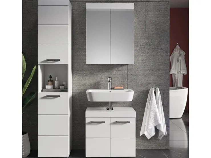 Vicco Badschrank Luna 37 x 190 cm* Regal Weiß
