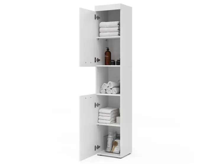 Vicco Badschrank Luna 37 x 190 cm* Regal Weiß