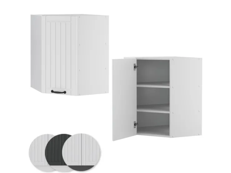 Vicco Eckhängeschrank Fame-Line Küchen-Eckschrank Landhaus/ 57 cm