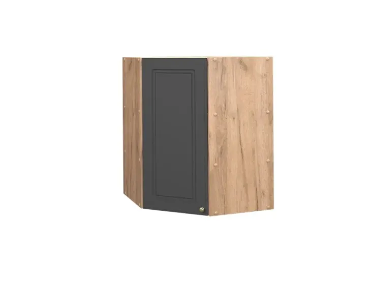 Vicco Eckhängeschrank Fame-Line Küchen-Eckschrank -Gold/Goldkraft Eiche 57 cm