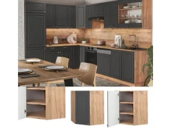 Vicco Eckhängeschrank Fame-Line Küchen-Eckschrank -Gold/Goldkraft Eiche 57 cm