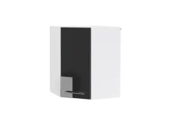Vicco Eckhängeschrank Fame-Line Küchen-Eckschrank Hochglanz/Weiß 57 cm* Eckregale