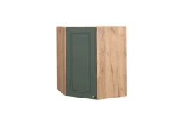 Vicco Eckhängeschrank Fame-Line Grün-Gold Landhaus/Goldkraft Eiche 57 cm* Eckregale
