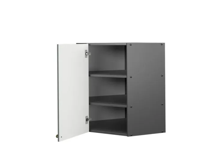 Vicco Eckhängeschrank Fame-Line Küchen-Eckschrank Grün-Gold Landhaus/Anthrazit 57 cm* Eckregale