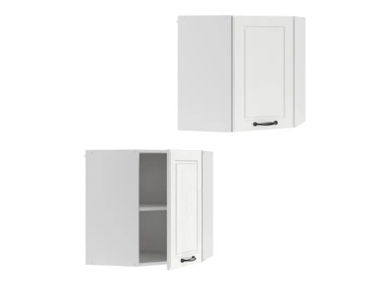 Vicco Eckhängeschrank R-Line Küchen-Eckschrank Landhaus/ 57 cm* Eckregale