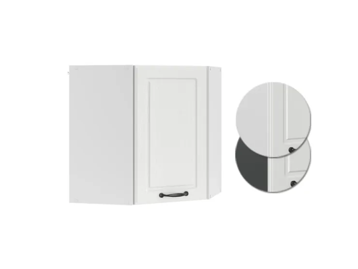 Vicco Eckhängeschrank R-Line Küchen-Eckschrank Landhaus/ 57 cm* Eckregale