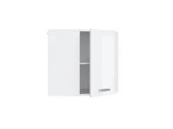 Vicco Eckhängeschrank R-Line Küchen-Eckschrank Hochglanz/ 57 cm* Eckregale
