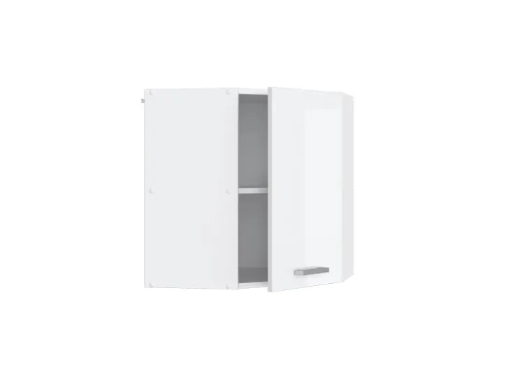 Vicco Eckhängeschrank R-Line Küchen-Eckschrank Hochglanz/ 57 cm* Eckregale