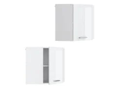 Vicco Eckhängeschrank R-Line Küchen-Eckschrank Hochglanz/ 57 cm* Eckregale