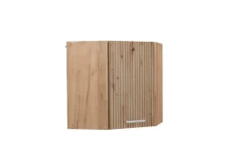 Vicco Eckhängeschrank R-Line Küchen-Eckschrank Artisan-Eiche/Goldkraft Eiche 57 cm* Eckregale