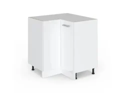 Vicco Eckunterschrank R-Line Hochglanz/ 76 cm ohne Arbeitsplatte