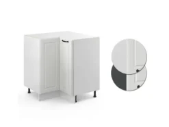 Vicco Eckunterschrank R-Line Landhaus/ 76 cm ohne Arbeitsplatte* Eckregale