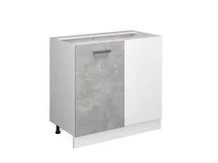 Vicco Eckunterschrank R-Line Küchen Eckschrank /Weiß 86 cm ohne Arbeitsplatte* Eckregale