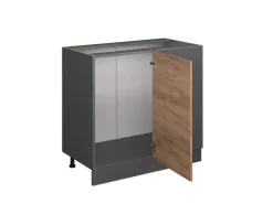 Vicco Eckunterschrank R-Line Goldkraft /Anthrazit 86 cm ohne Arbeitsplatte* Eckregale