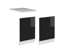 Vicco Frontblende R-Line Schwarz Hochglanz/Weiß 45 cm ohne Arbeitsplatte* Schränke