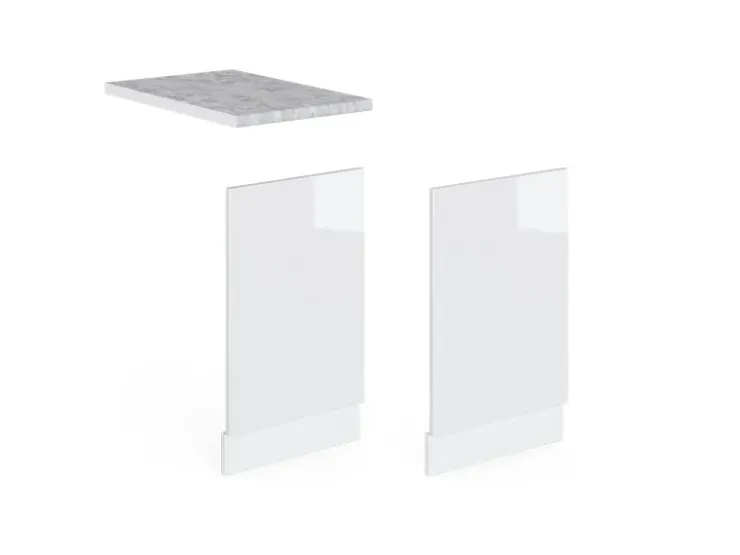 Vicco Frontblende R-Line Hochglanz/ 45 cm ohne Arbeitsplatte* Schränke