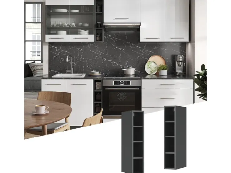 Vicco Hängeschrank Fame-Line Offener Küchenschrank 15 cm* Schränke