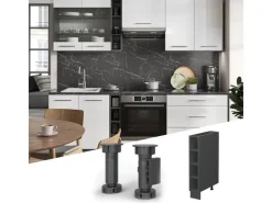 Vicco Küchenregal Fame-Line Offener Küchenschrank 15 cm ohne Arbeitsplatte