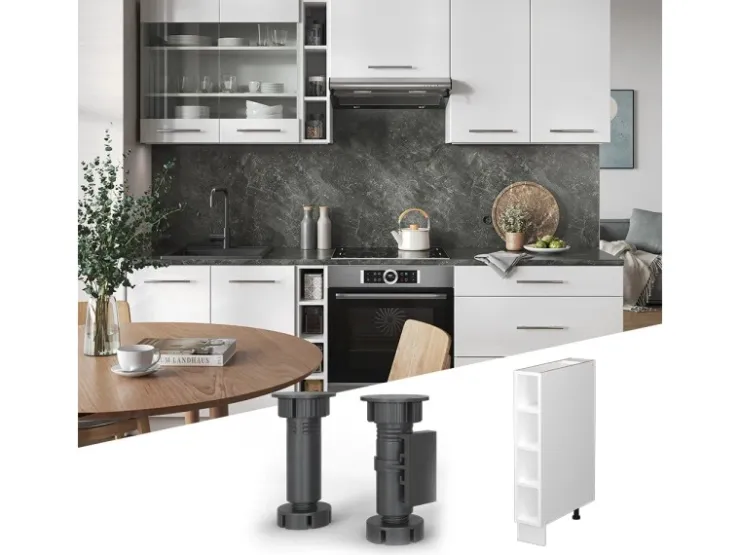 Vicco Küchenregal Fame-Line Offener Küchenschrank / 15 cm ohne Arbeitsplatte
