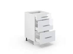 Vicco Küchenunterschrank Fame-Line Hochglanz/ 50 cm ohne Arbeitsplatte