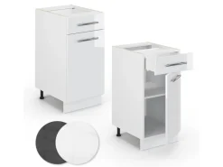 Vicco Küchenunterschrank Fame-Line Hochglanz/ 40 cm ohne Arbeitsplatte* Schränke