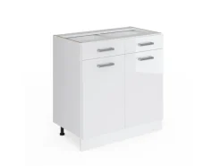 Vicco Küchenunterschrank R-Line Hochglanz/ 80 cm ohne Arbeitsplatte* Schränke