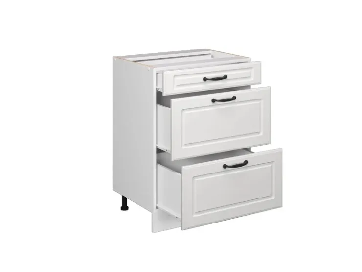 Vicco Küchenunterschrank R-Line Landhaus/ 60 cm mit Schubladen ohne Arbeitsplatte* Schränke