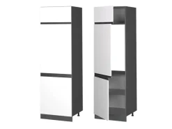 Vicco Kühlumbauschrank R-Line Hochschrank für die Küche /Anthrazit 60 cm J-Shape* Möbelserien