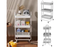 Vicco Rollregal Tron Rollbare Küchen-Minibar 46x79 cm
