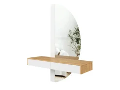 Vicco Schminktisch Melisa /Eiche 120 cm mit LED Beleuchtung