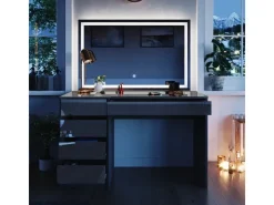 Vicco Schminktisch Sherry 120 cm mit LED-Spiegel* Tische