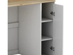 Vicco Waschmaschinenschrank Viktor Weiß 94 x 89 cm mit 3 Fächer* Sideboards