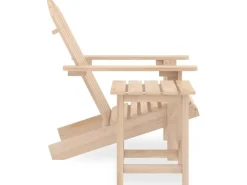 vidaXL Adirondack-Gartenstuhl mit Tisch Massivholz Tanne 315922
