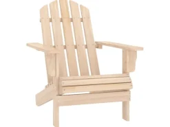 vidaXL Adirondack-Gartenstuhl mit Tisch Massivholz Tanne 315922