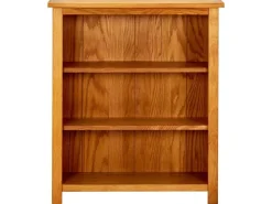 vidaXL Bücherregal 3 Fächer 70x22,5x82 cm Massivholz Eiche* Bücherregale