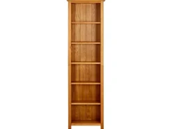 vidaXL Bücherregal 6 Fächer 52x22x180 cm Massivholz Eiche* Regale Massivholz