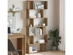 vidaXL Bücherregal Artisan-Eiche 80x24x192 cm Holzwerkstoff 855783