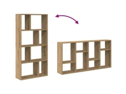 vidaXL Bücherregal Artisan-Eiche 60x20x120 cm Holzwerkstoff 858155* Bücherregale