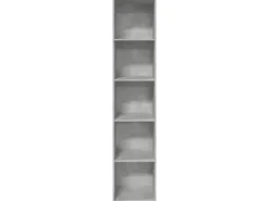 vidaXL Bücherregal Betongrau 40x30x189 cm Holzwerkstoff 857888* Bücherregale