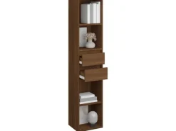 vidaXL Bücherregal Braun Eichen-Optik 36x30x171 cm Holzwerkstoff