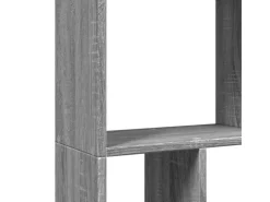 vidaXL Bücherregal Grau Sonoma 60x20x120 cm Holzwerkstoff 858152