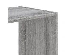 vidaXL Bücherregal Grau Sonoma 68,5x32x75 cm Holzwerkstoff