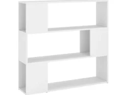vidaXL Bücherregal Raumteiler Weiß 100x24x94 cm* Bücherregale