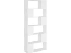 vidaXL Bücherregal Raumteiler Weiß 80x24x186 cm Holzwerkstoff* Bücherregale